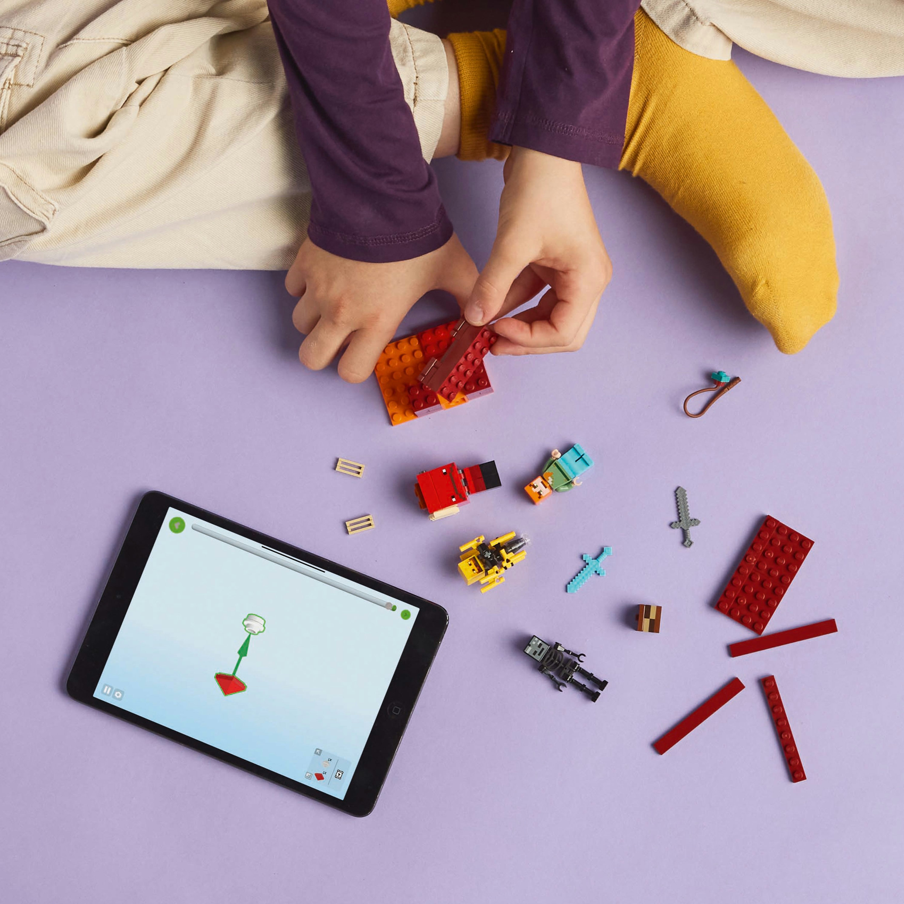 LEGO Minecraft Battaglia sul ponte del Nether