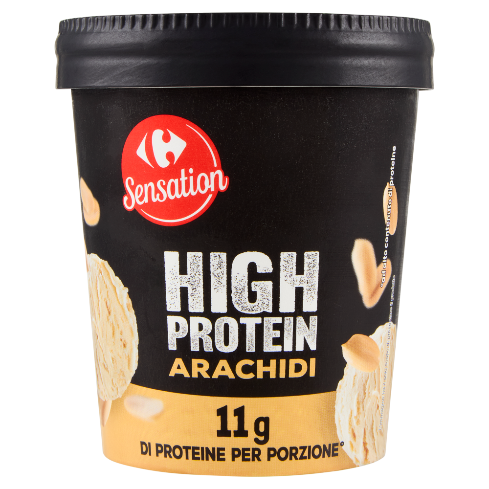 Carrefour Sensation High Protein Gelato Arachidi 320 g