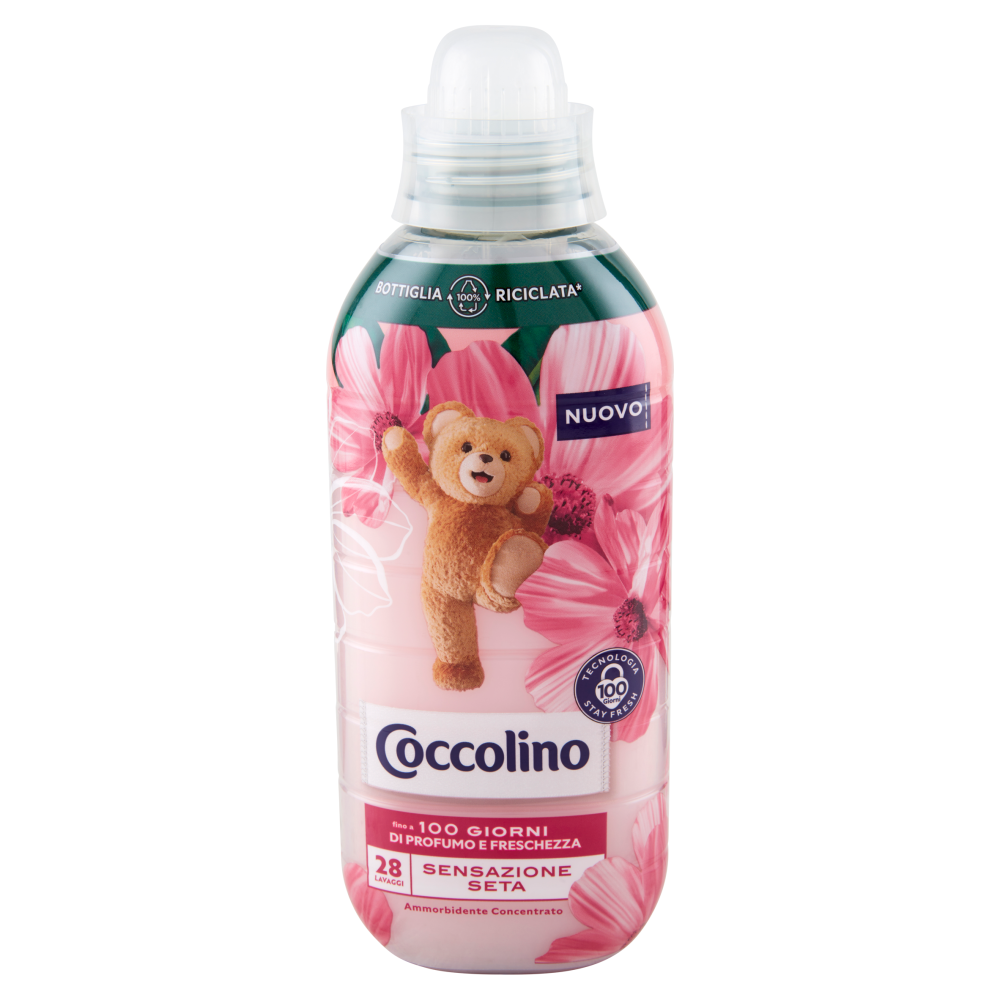 Coccolino Ammorbidente Concentrato Sensazione Seta 28 Lavaggi 645 ml