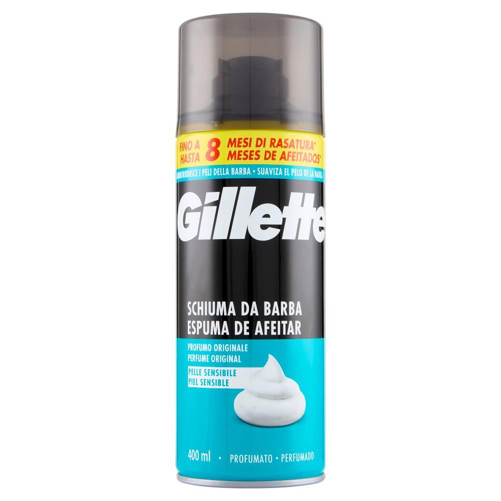 Gillette Schiuma da Barba Pelle Sensibile 400 ml