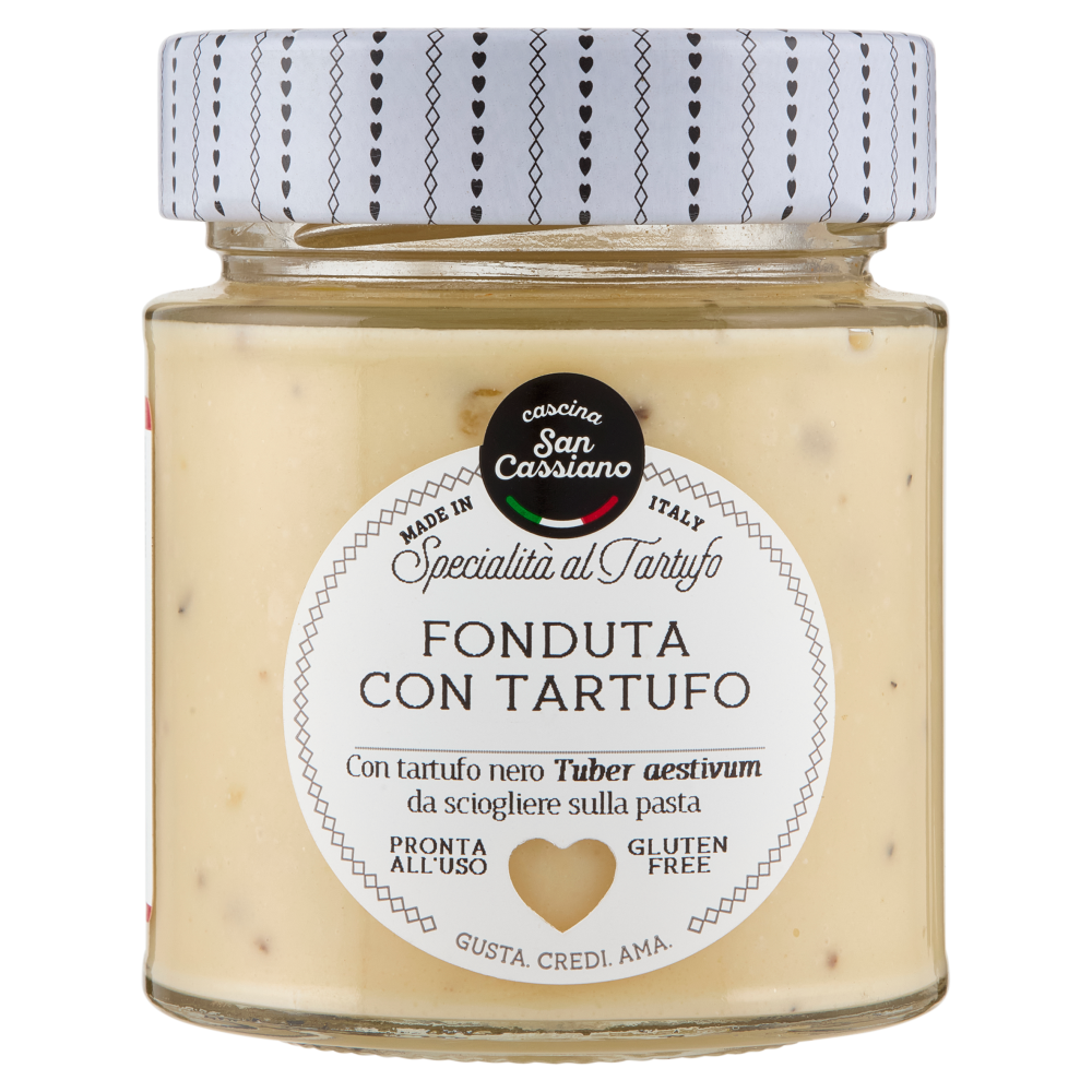 cascina San Cassiano Specialit&agrave; al Tartufo Fonduta con Tartufo 140 g