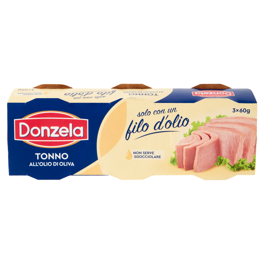 Donzela Tonno all'Olio di Oliva 3 x 60 g