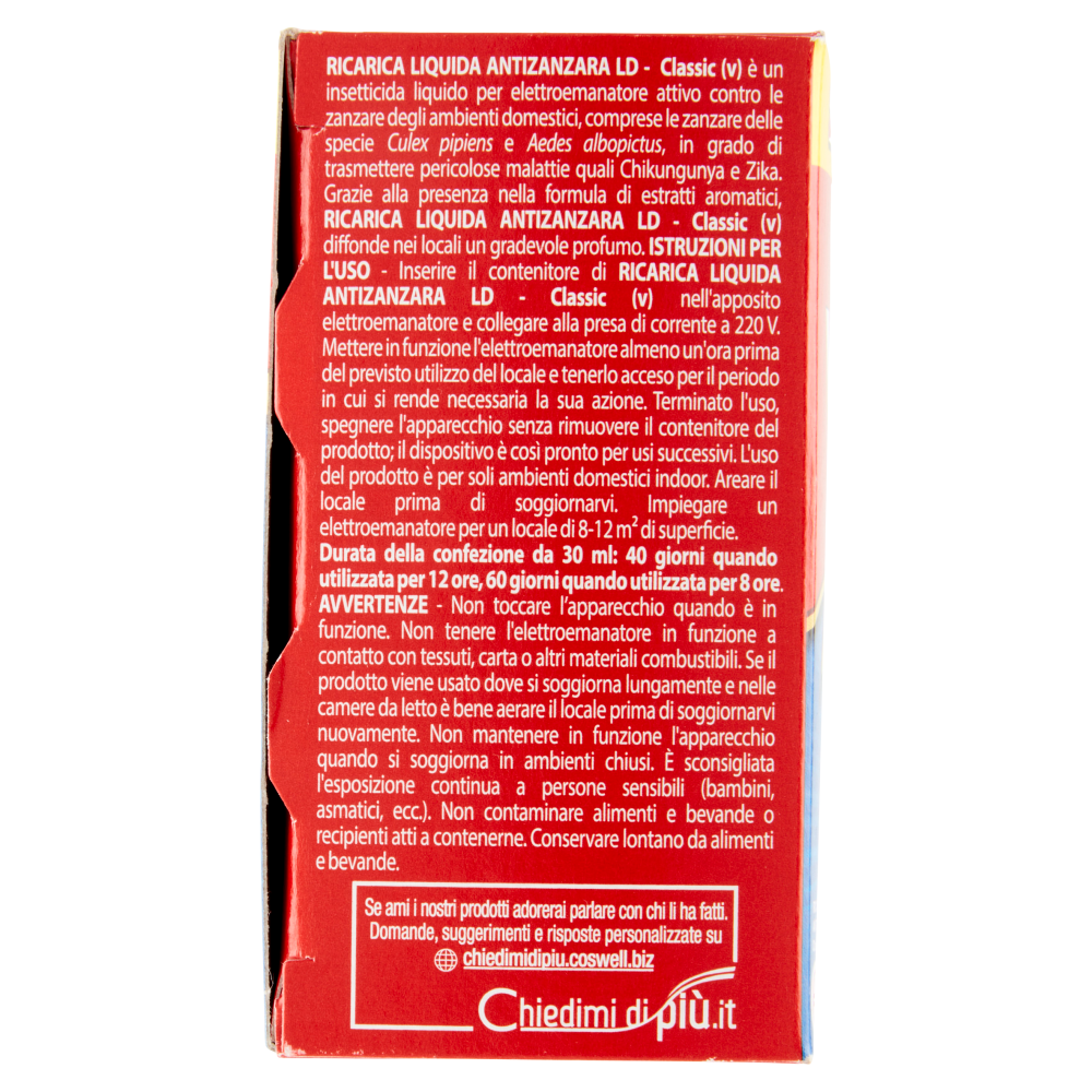 VAPE Liquido Classic Ricarica 2 x 30 ml