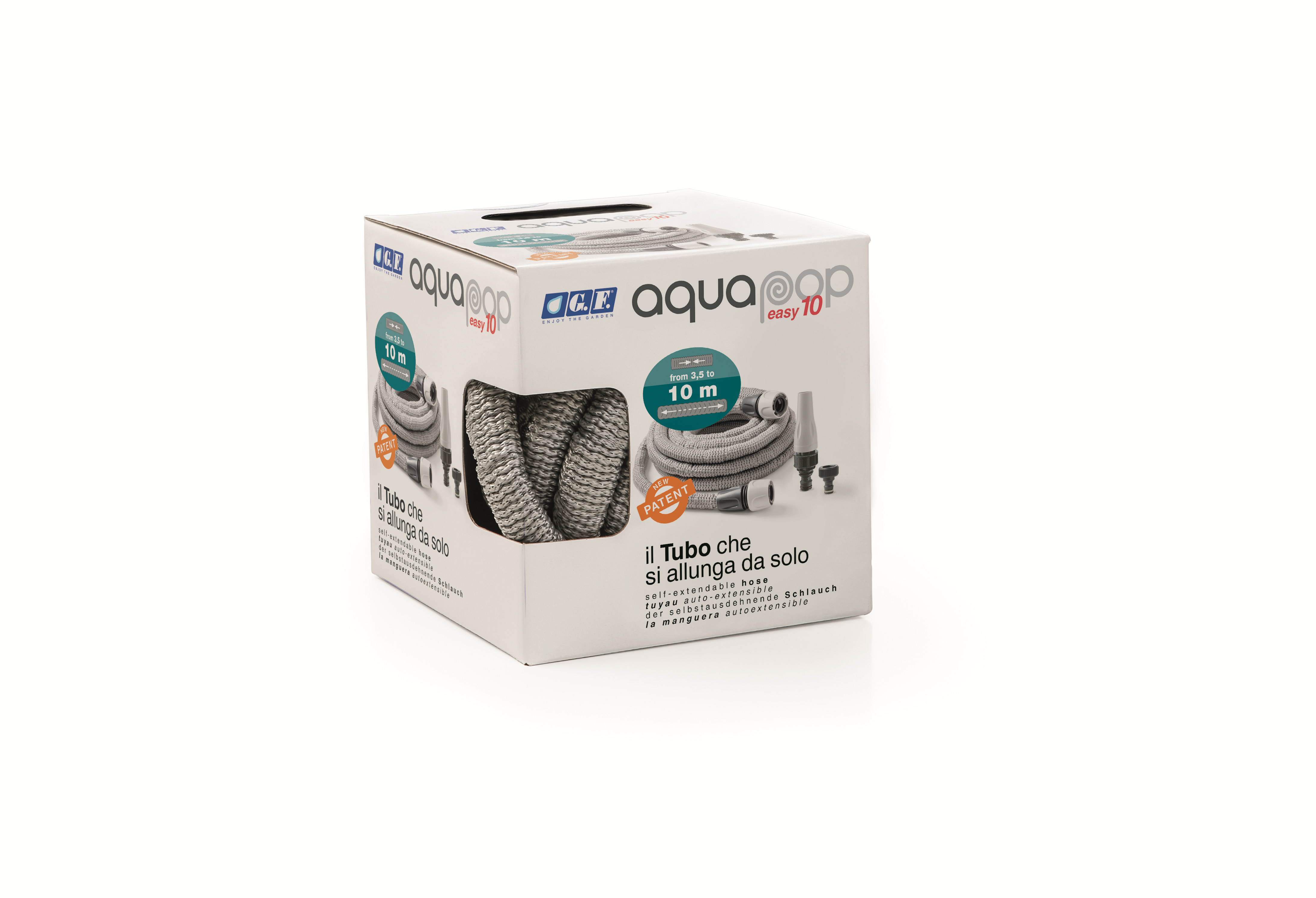 G.F. Kit tubo auto-estensibile Aquapop Easy 10 m