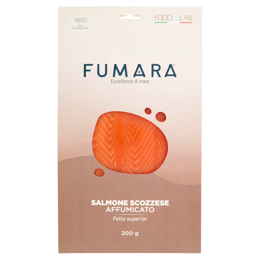 Fumara Salmone Scozzese Affumicato Fetta superior 200 g