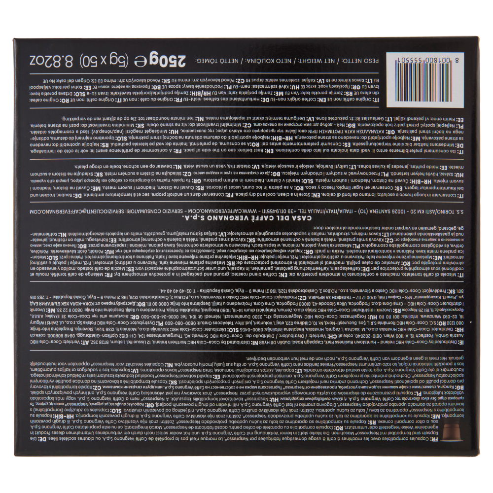 Caffè Vergnano 1882 Napoli Capsule Compatibili Nespresso* 50 x 5 g