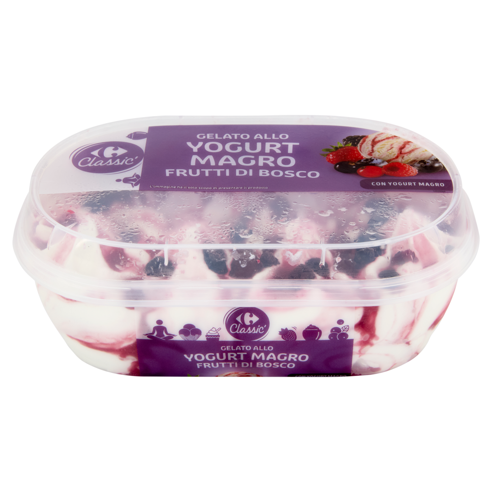 Carrefour Classic Gelato allo Yogurt Magro Frutti di Bosco 500 g