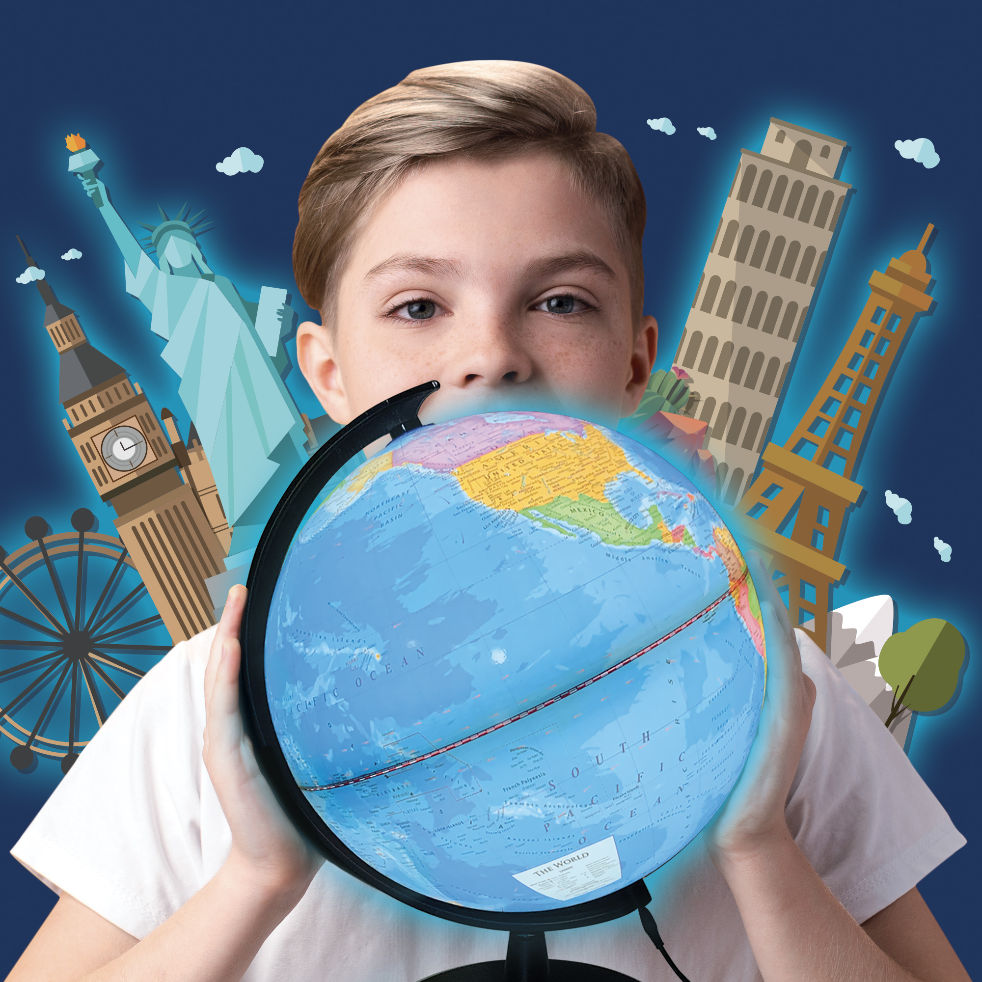 Lisciani I’m A Genius Mappamondo Super Luminoso Mappamondo politico