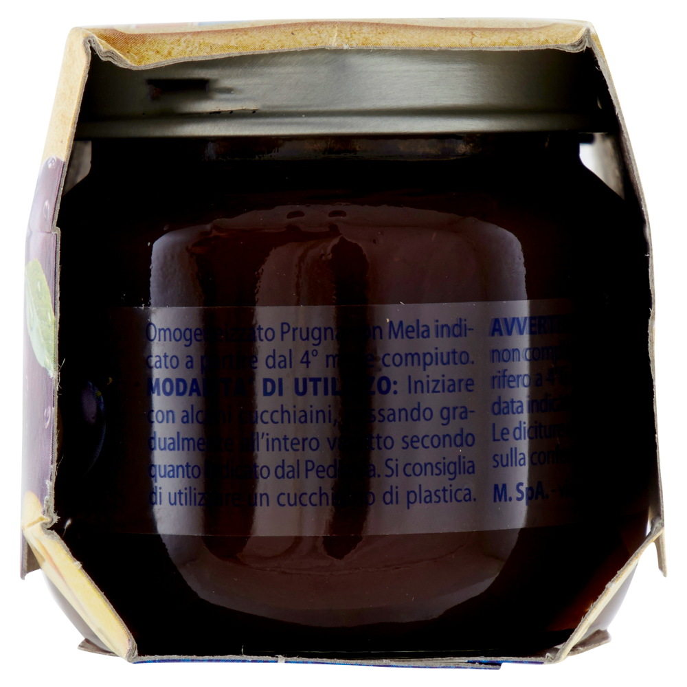 Mellin Prugna con Mela 100% Naturale Omogeneizzato 2 x 100 g