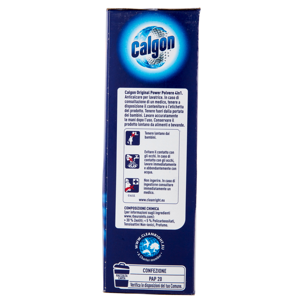 Calgon Original Power Polvere 4in1 Anticalcare lavatrice 1,8 kg