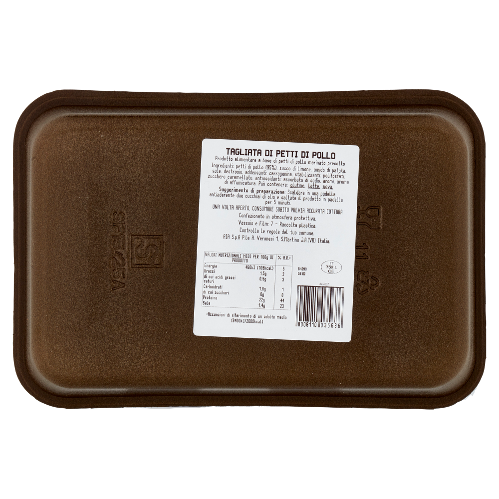 Aia Chicken Salad Tagliata di Petti di Pollo 0,300 kg