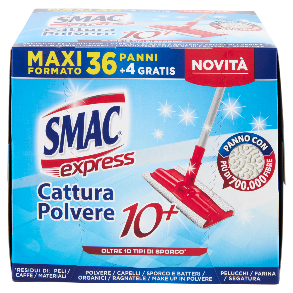 Smac expess Cattura Polvere 10+ Panni 36+4 pz