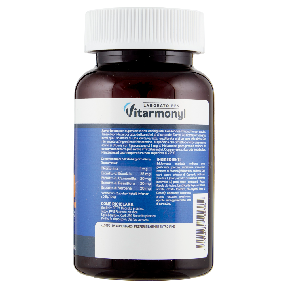 Laboratoires Vitarmonyl Gummies Melatonina 30 Gummies 90 g