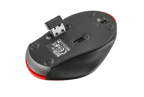 Trust Oni mouse Viaggio Ambidestro RF Wireless Ottico 1200 DPI