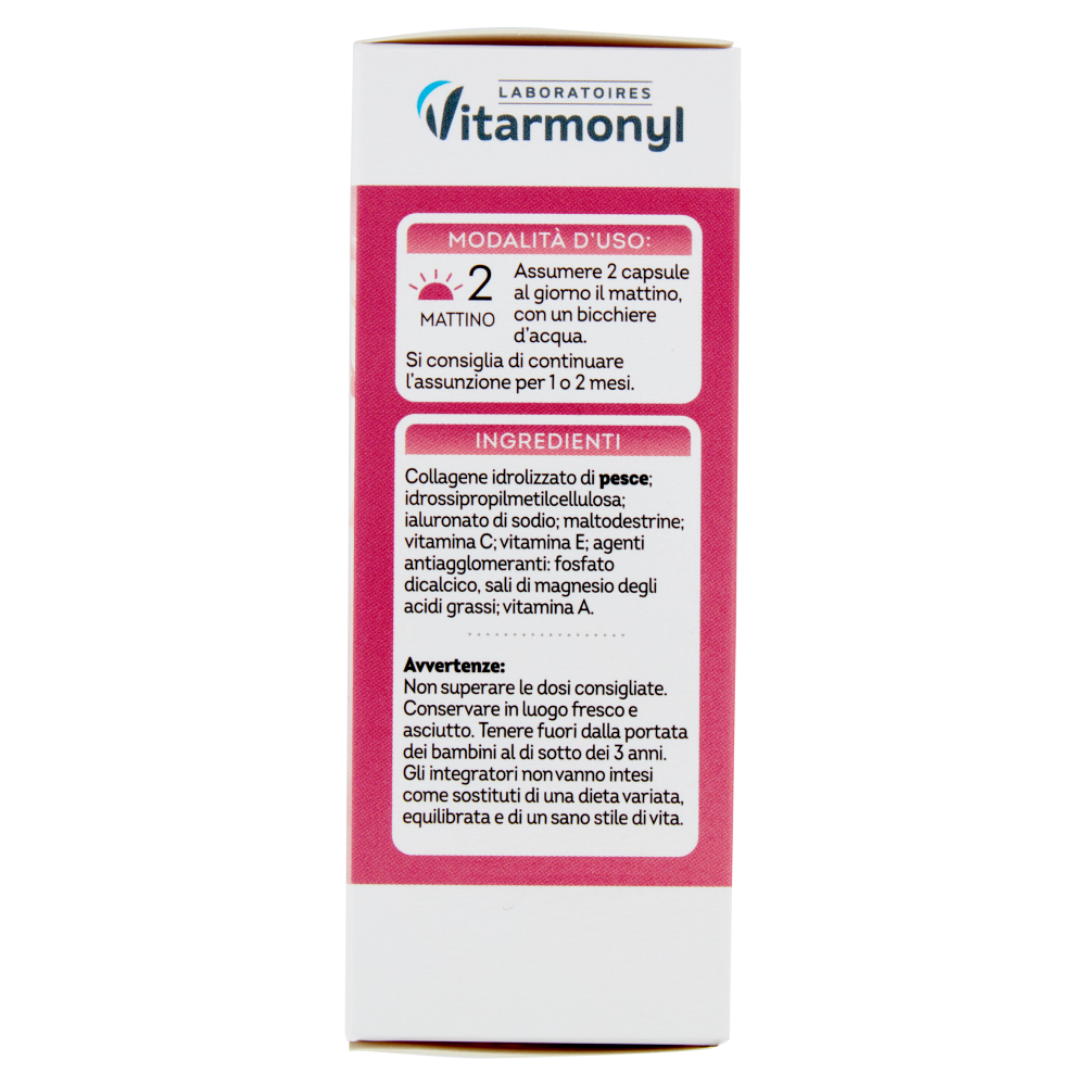 Laboratoires Vitarmonyl Acido Ialuronico e Collagene Anti Age 30 Capsule 13,7 g