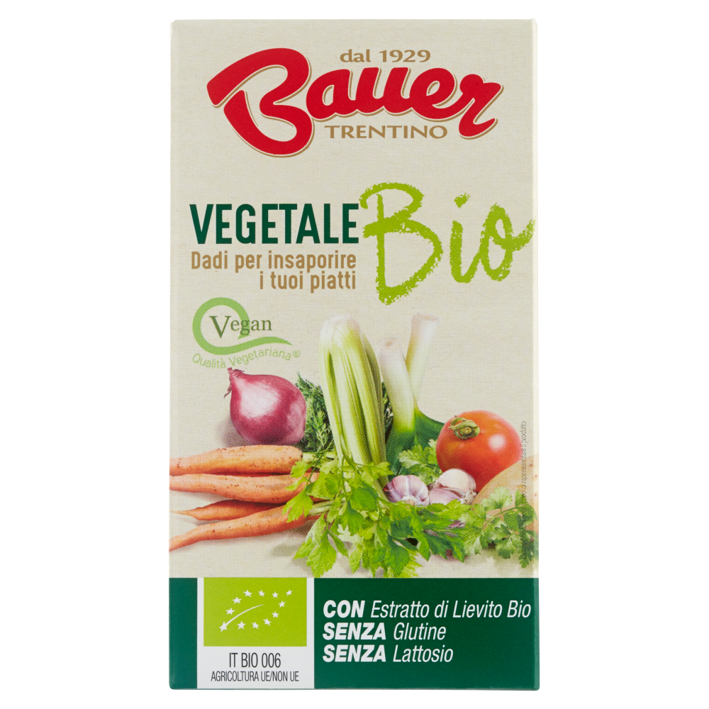 Bauer Vegetale Bio Dadi per insaporire i tuoi piatti 6 x 10 g