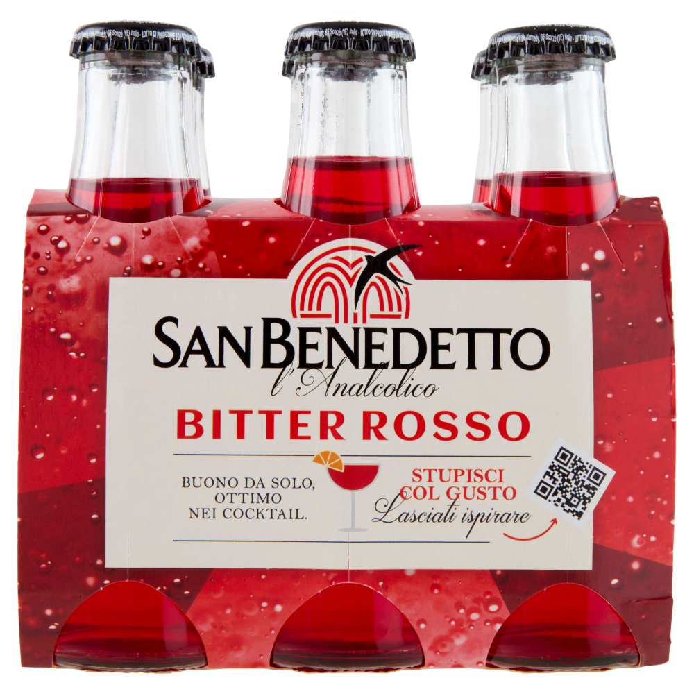 Bitter Rosso San Benedetto 0,10 L ow x6 Carrefour