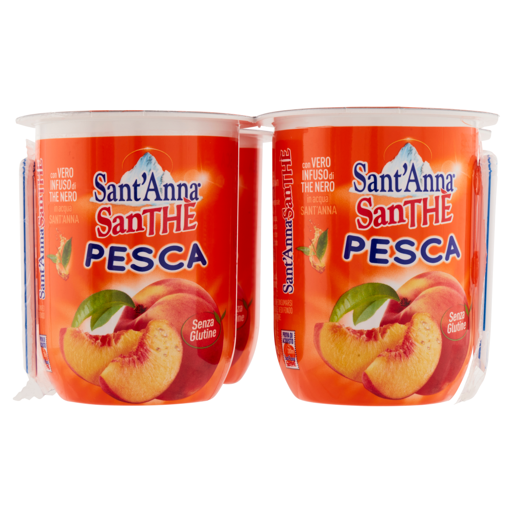 SanThè Sant'Anna Pesca 4 x 200 ml