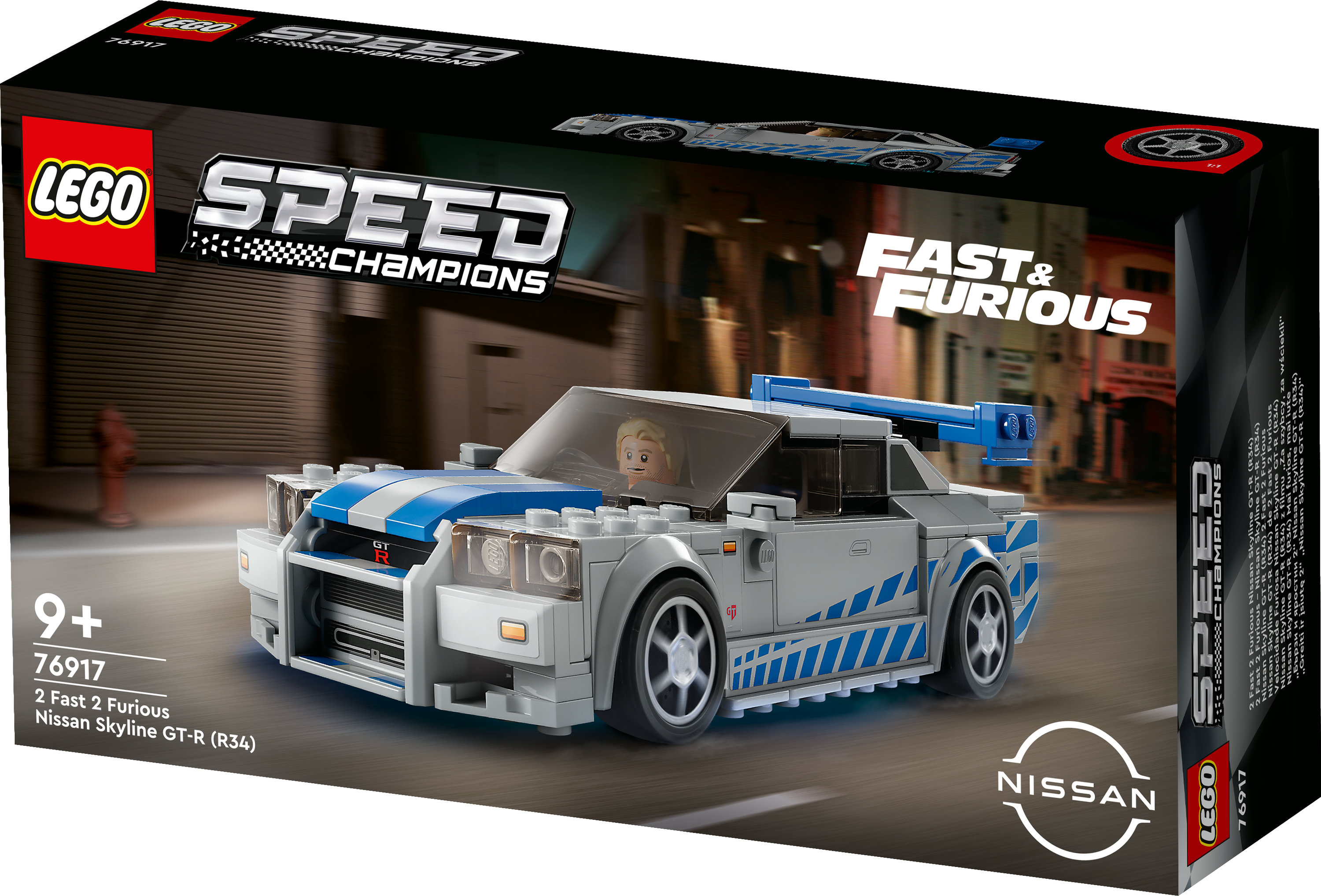 LEGO Speed Champions 2 Fast 2 Furious Nissan Skyline GT-R (R34)