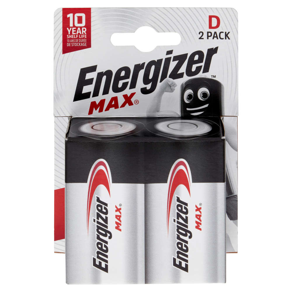 Energizer Max Alkaline D 2 pz