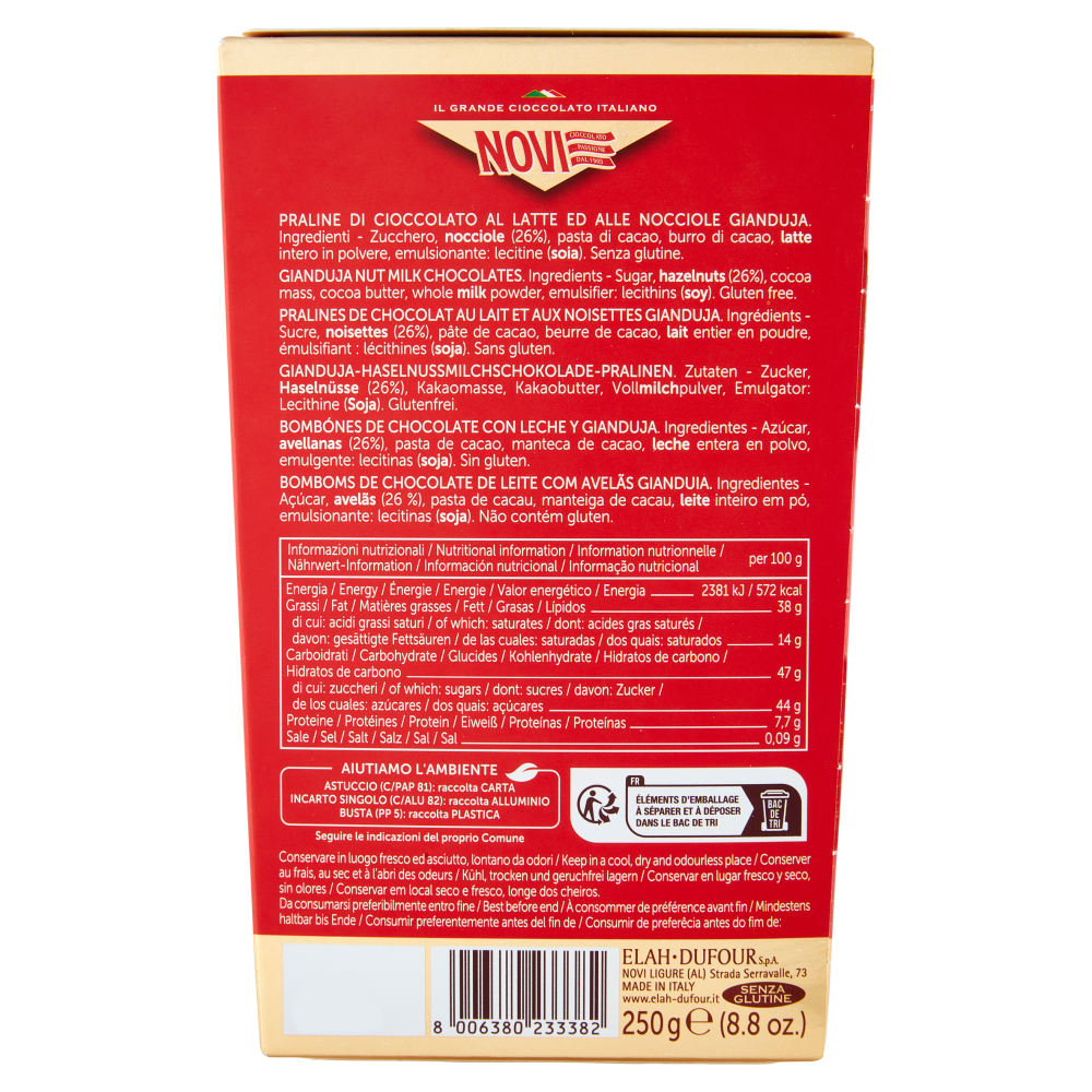 Novi Gianduiotto Classico 250 g