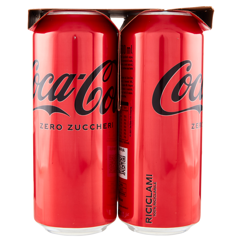 COCA-COLA Zero Zuccheri Can 4 x 500 ml