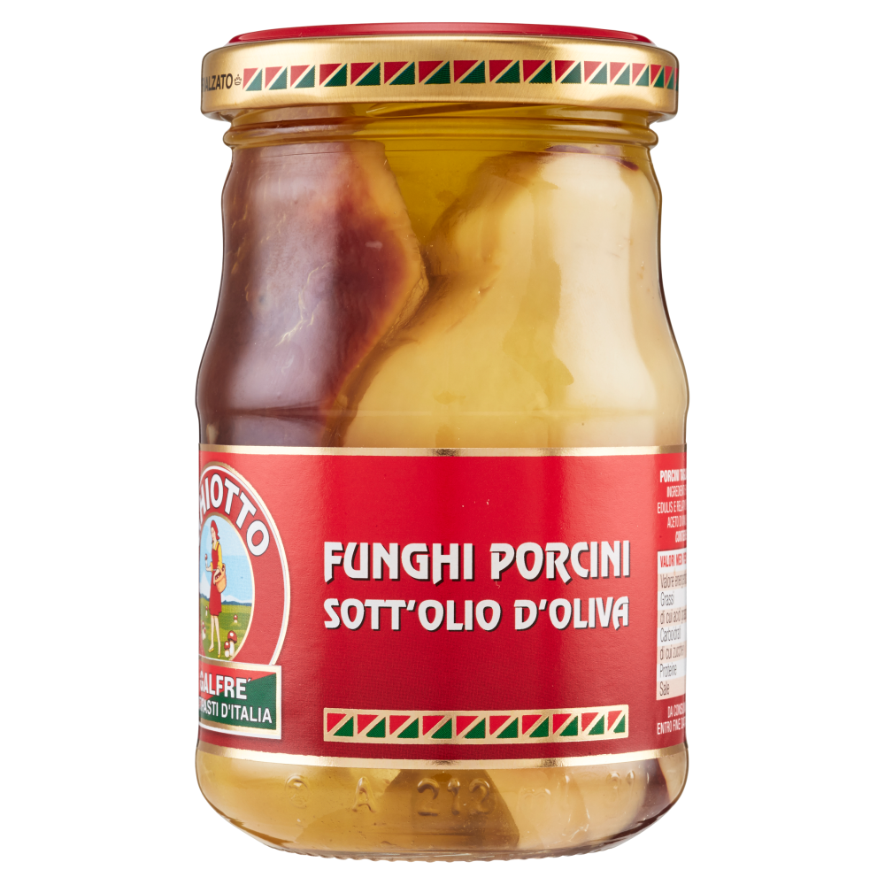 Galfr&egrave; Ghiotto Funghi Porcini Sott'Olio d'Oliva 190 g