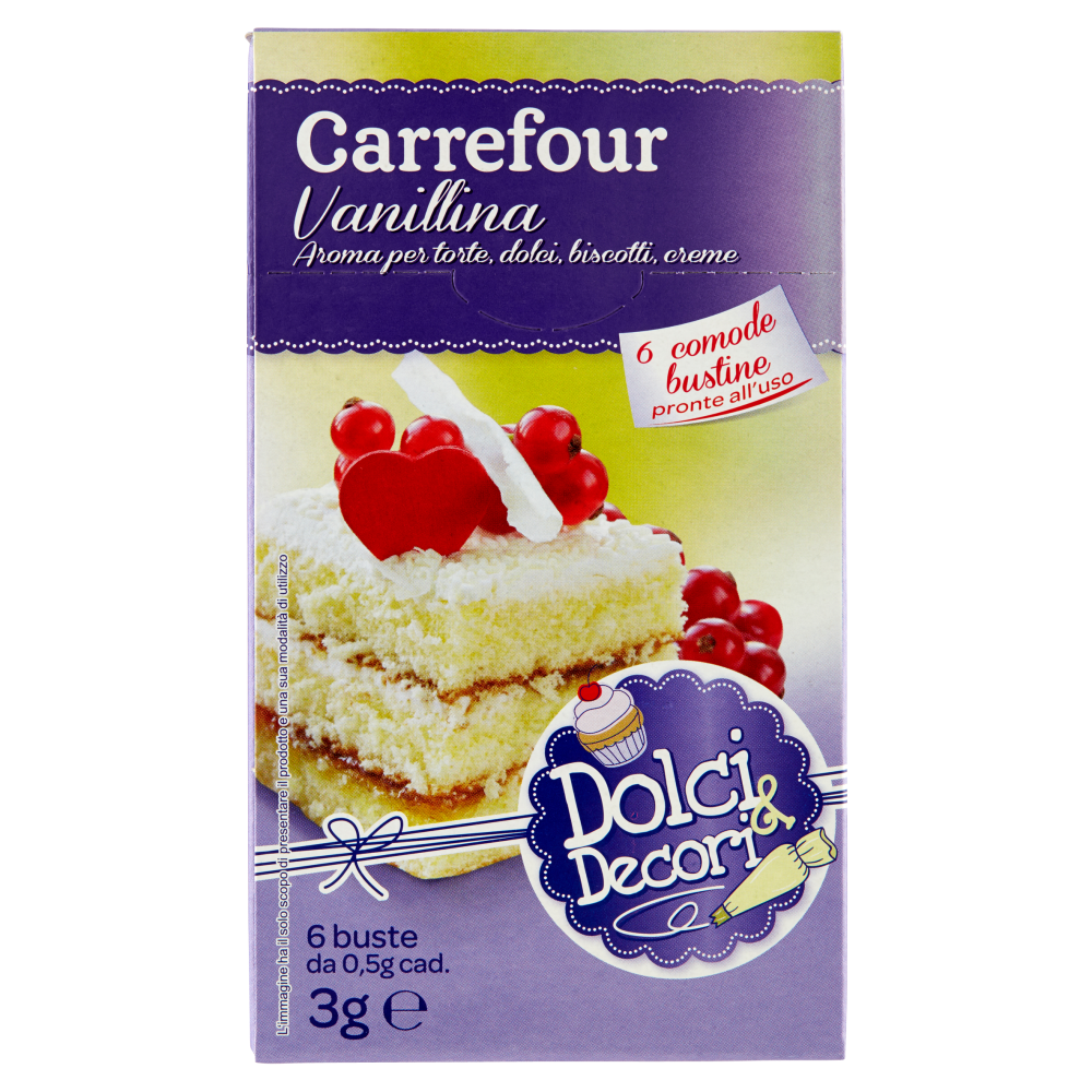 Carrefour Dolci & Decori Vanillina 3 g