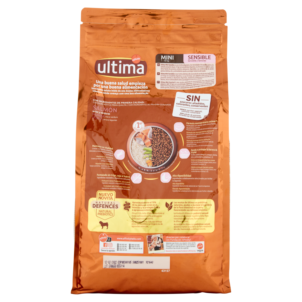 ultima Dog Mini 1-10 kg Sensibile Salmone 1,5 kg