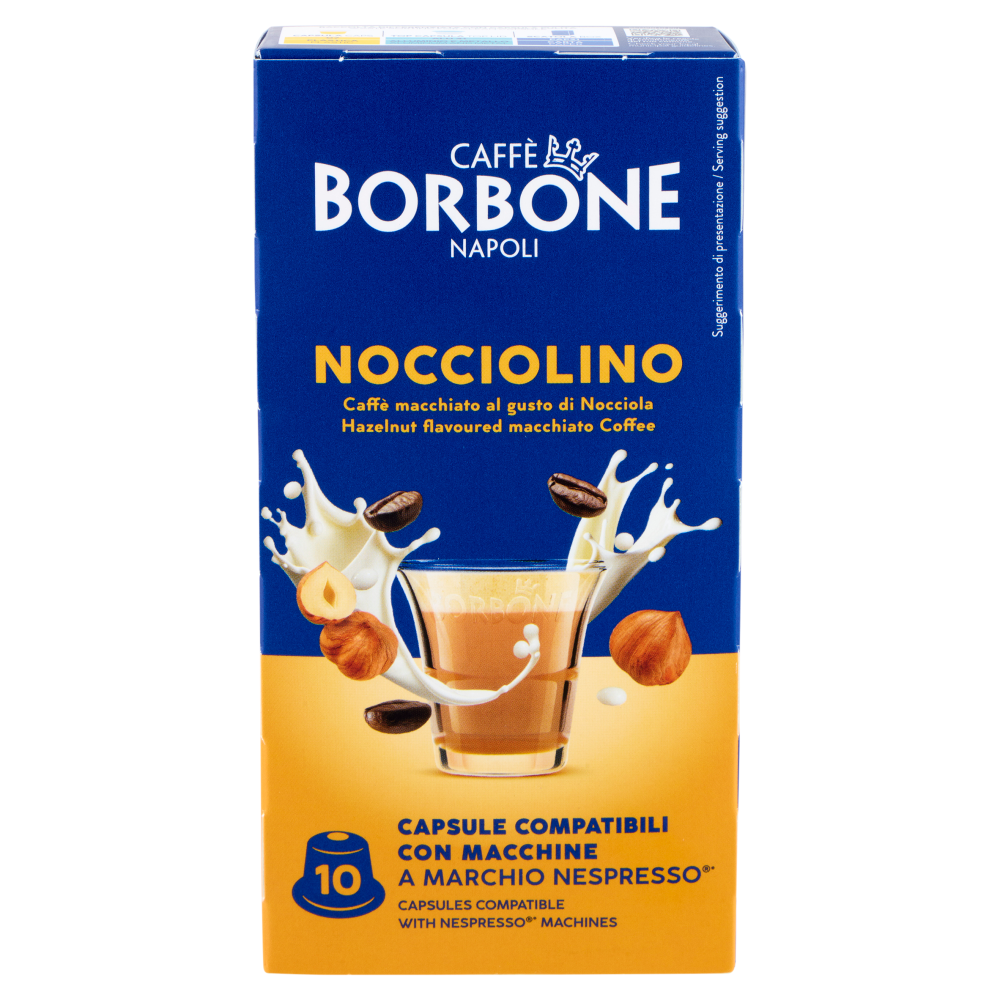 Caff&egrave; Borbone Nocciolino Capsule Compatibili Nespresso* 10 x 7 g