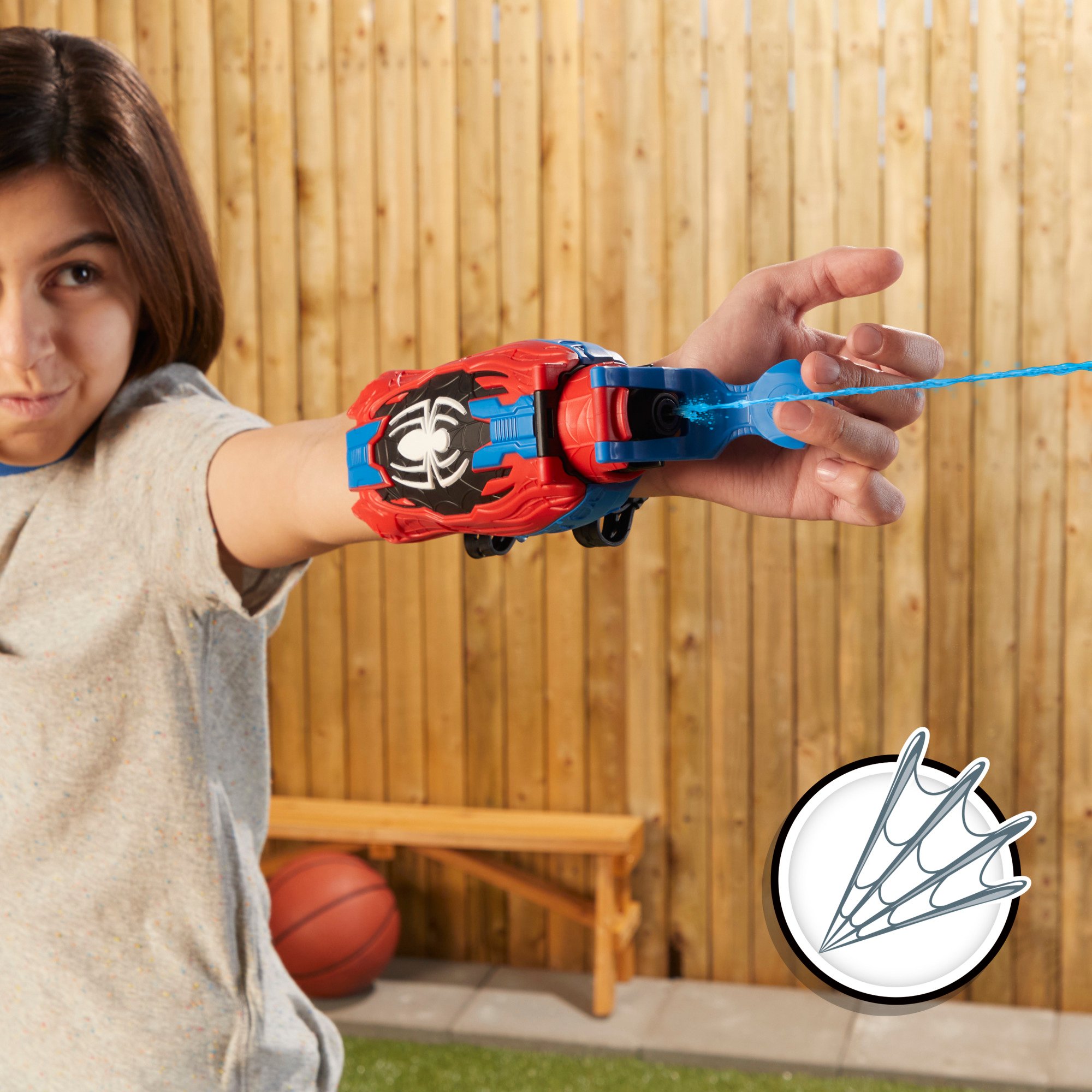 Marvel Spider-Man Hasbro , Real Webs Ultimate Blaster, Blaster di ragnatele, blaster 2 in 1, giocattolo per i giochi d'imitazione, costume di Spider-Man, giocattoli di Spider-Man