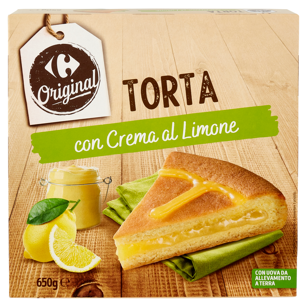 Carrefour Original Torta con crema al Limone 650 g