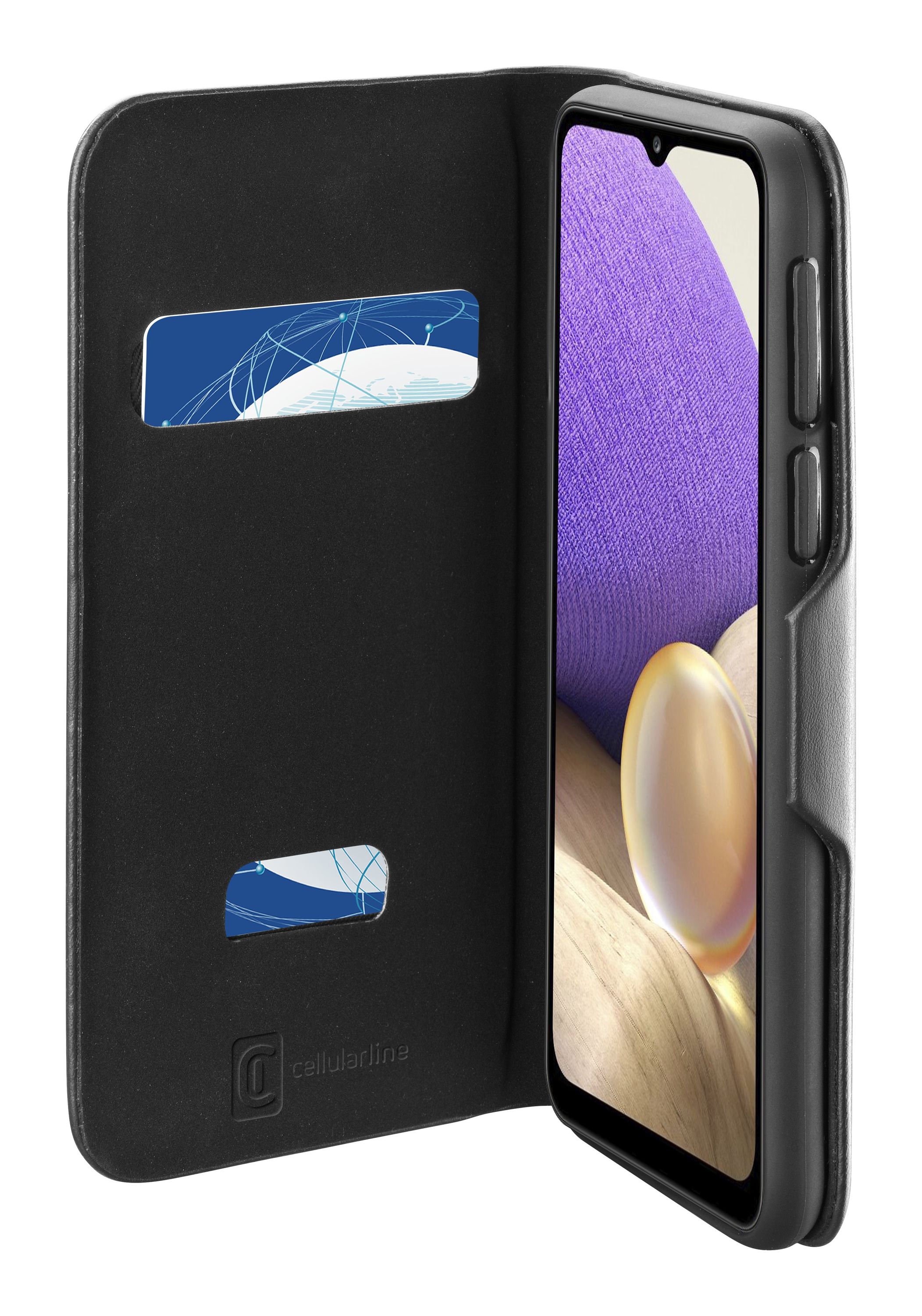 Cellularline Book Clutch - Galaxy A33 5G Custodia a libro con chiusura di sicurezza magnetica