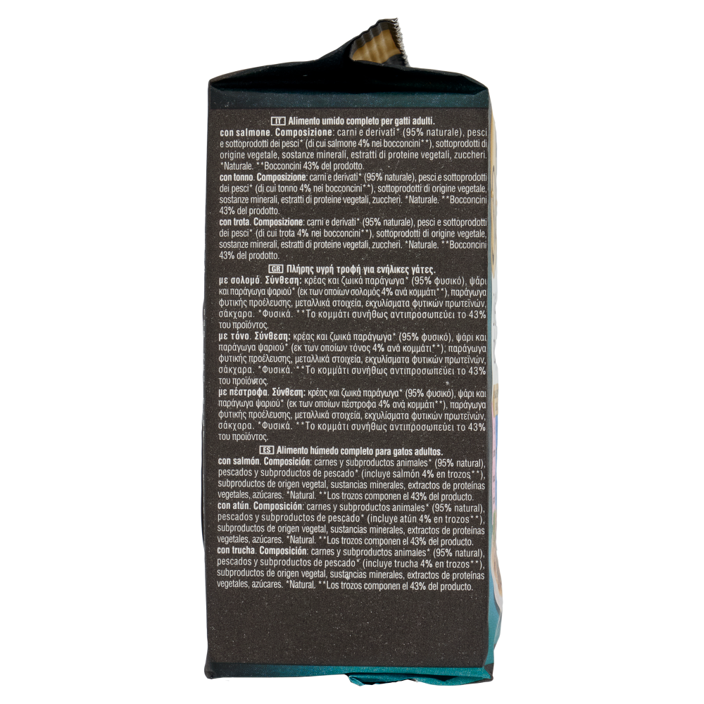 Sheba Délices du Jour Cibo Umido Gatto in Salsa con Salmone, Tonno e Trota  6 x 50 g