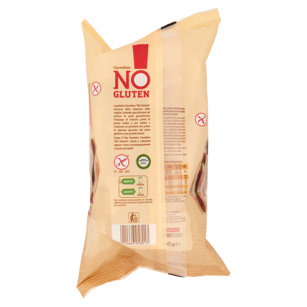 Carrefour No Gluten Pan Bauletto 300 g