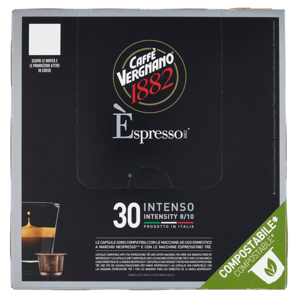 Caffè Vergnano 1882 Èspresso1882 Intenso Compostabile** Capsule