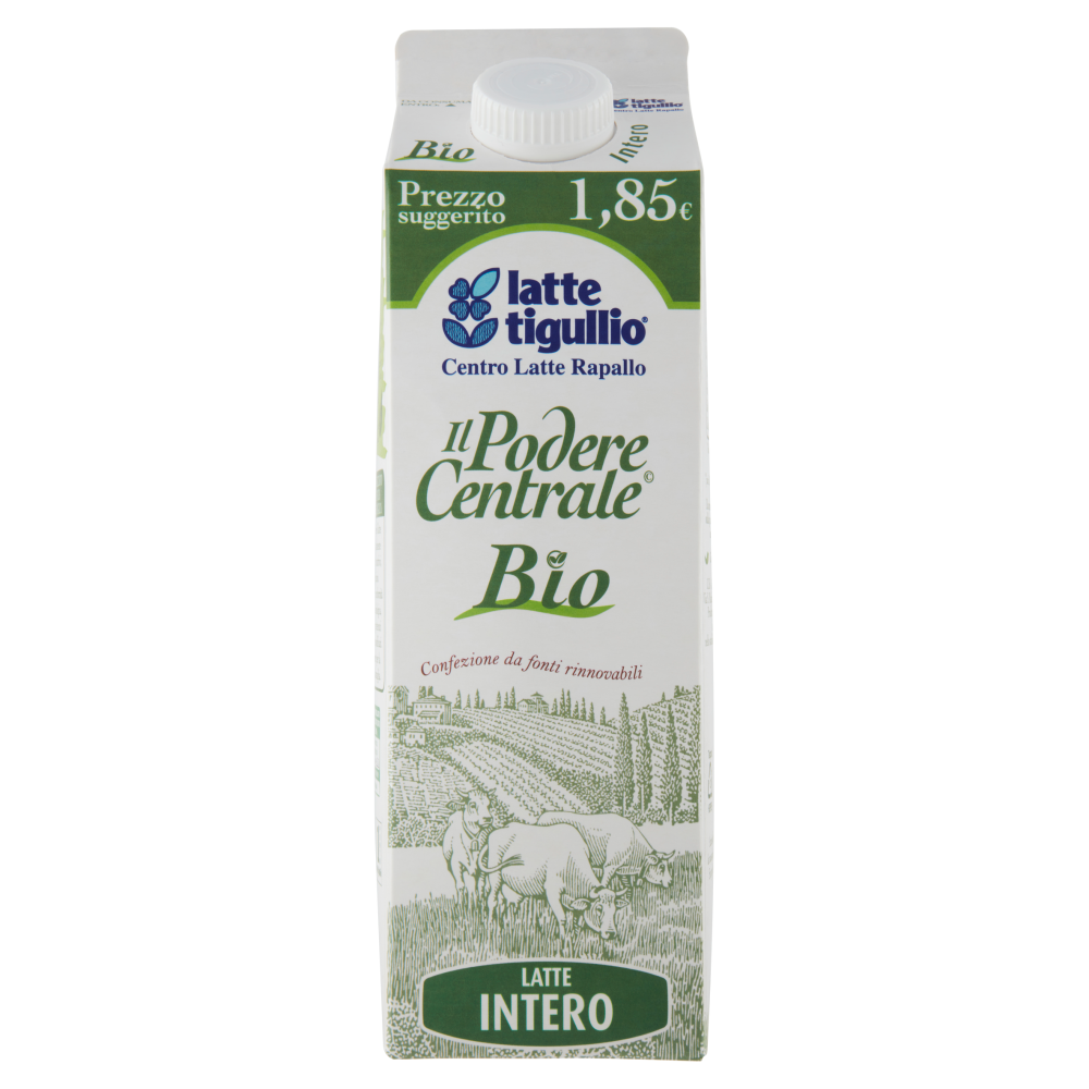latte tigullio Il Podere Centrale Bio Latte Intero 1 litro