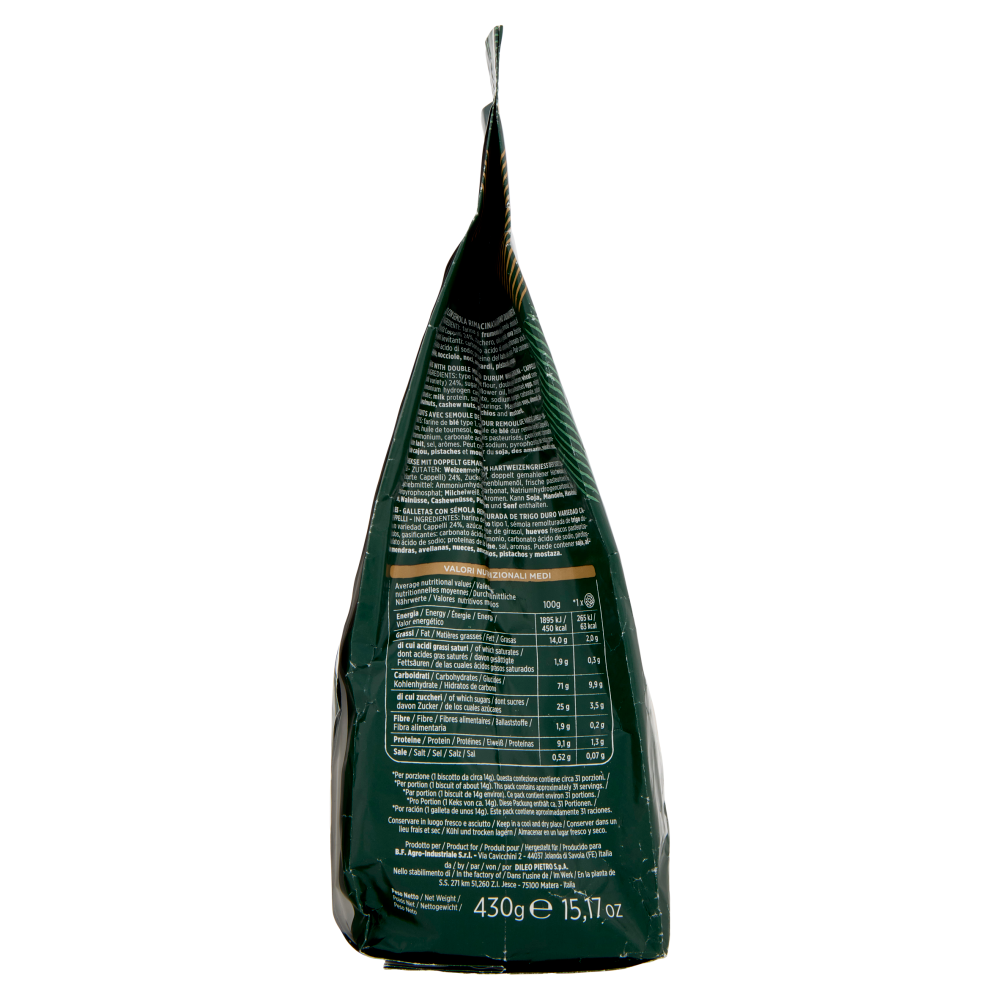 Le Stagioni d'Italia Gran Frollino Classico Senatore varietà Cappelli 430 g