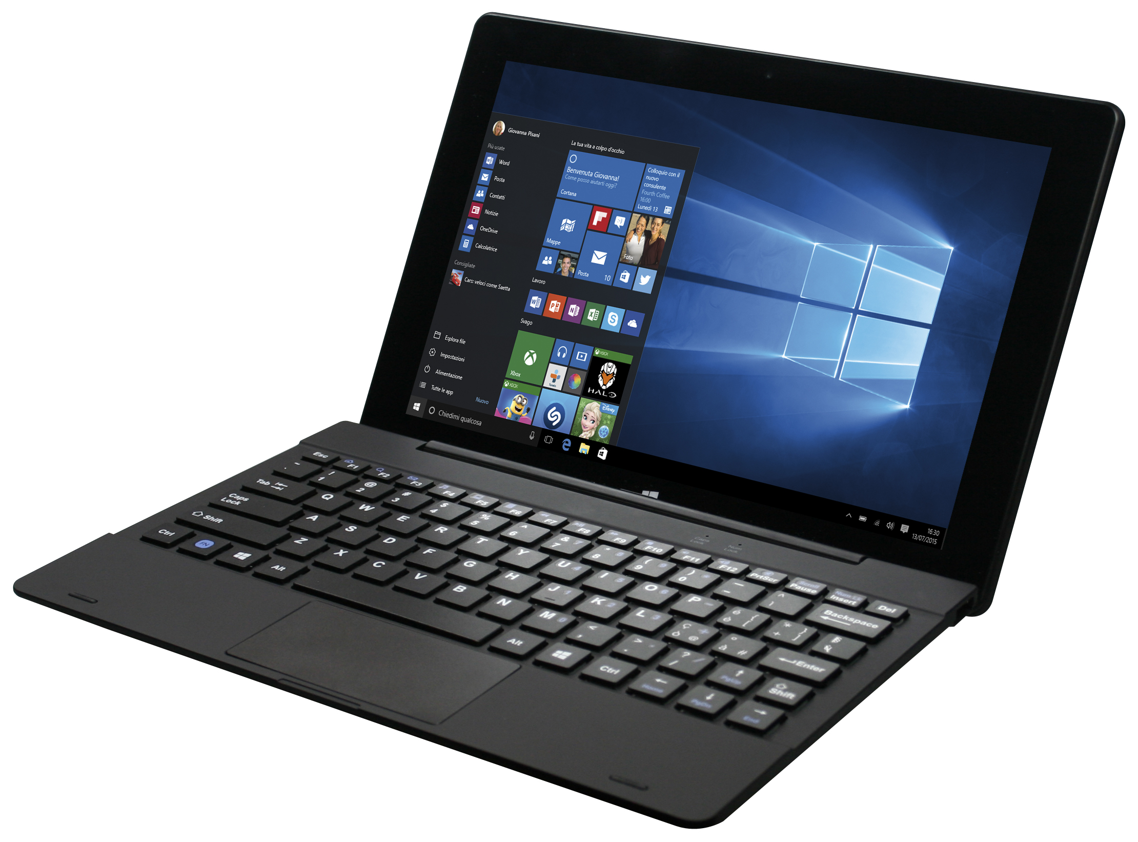 Mediacom WinPad X120 Intel Atom&reg; 32 GB 25,6 cm (10.1") 2 GB Wi-Fi 4 (802.11n) Windows 10 Home Nero