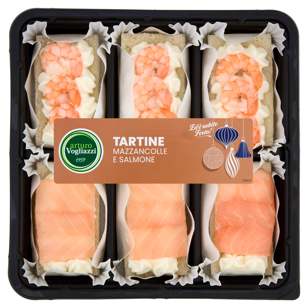 arturo Vogliazzi Tartine Mazzancolle e Salmone 240 g