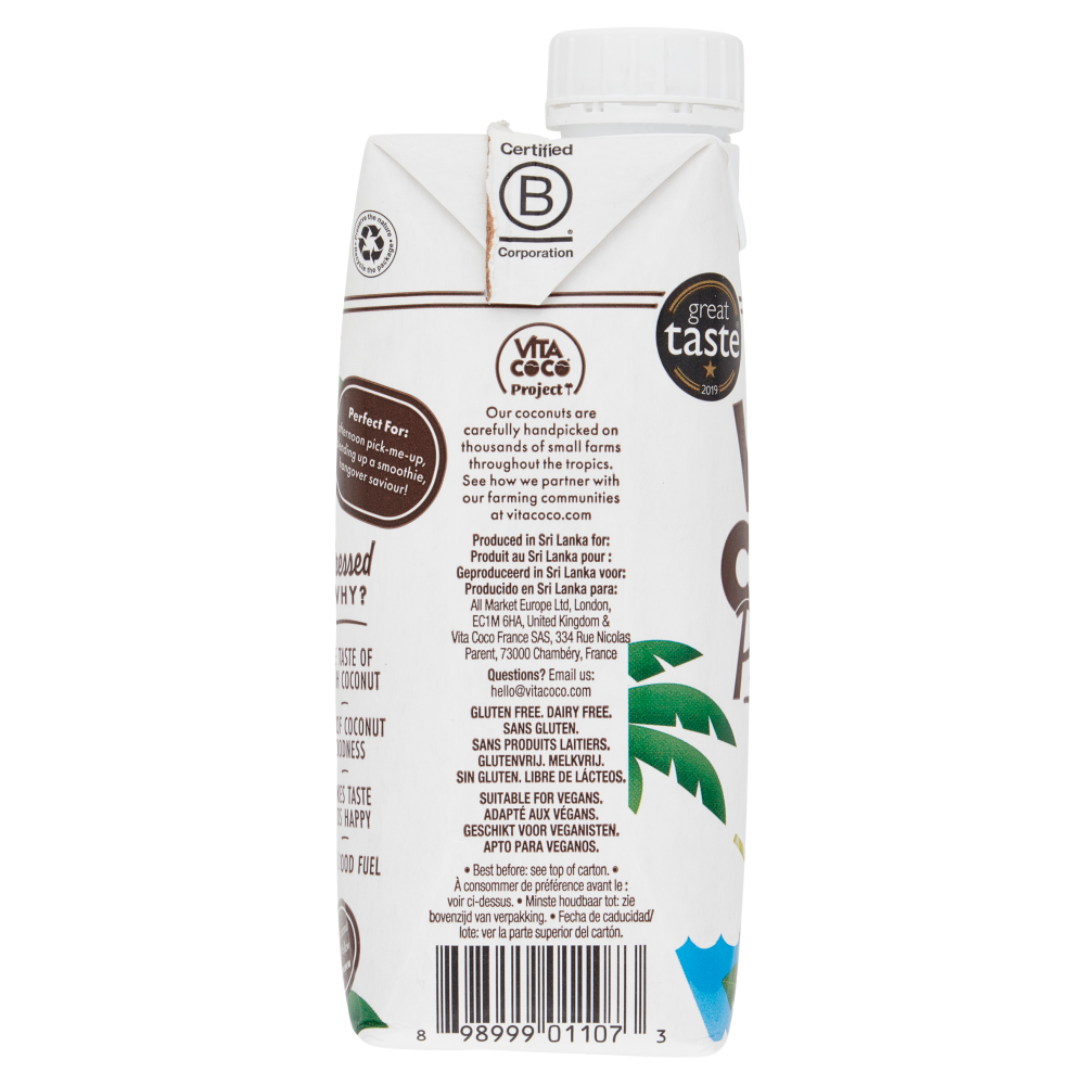 Vita Coco Pressed Coconut Water 330 ml