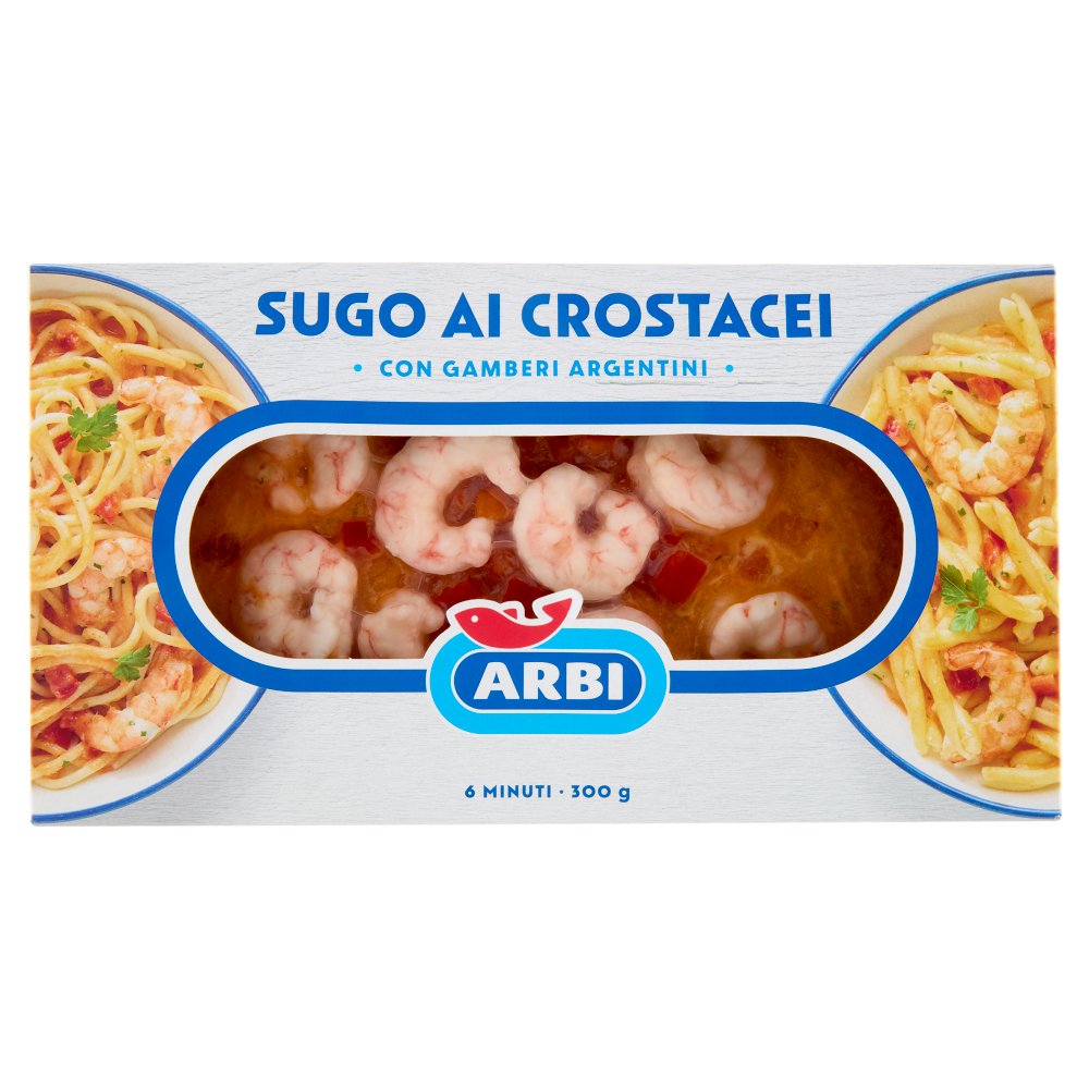 Arbi Sugo ai Crostacei con Gamberi Argentini 300 g