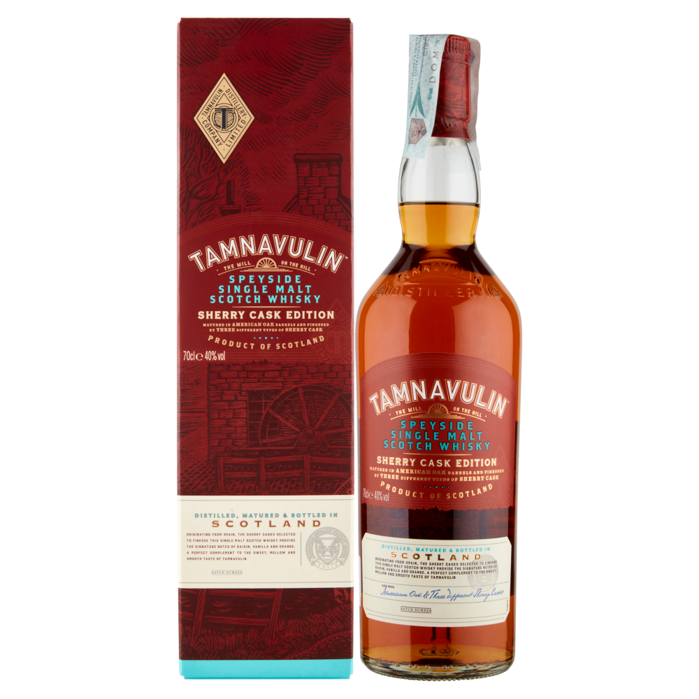 Tamnavulin Speyside Single Malt Scotch Whisky Sherry Cask Edition 70 cl