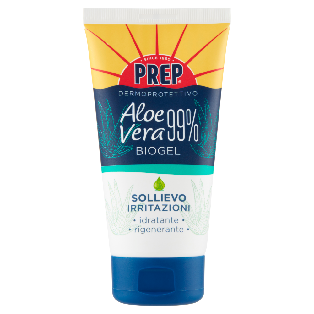 Prep Dermoprotettivo Aloe Vera 99% Biogel Sollievo Irritazioni 150 ml