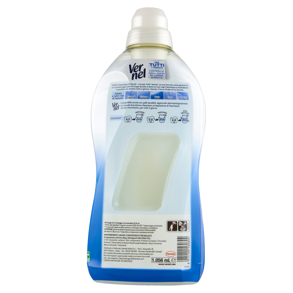 VERNEL Concentrato Fresh Control Freschezza Glaciale 1.056 mL