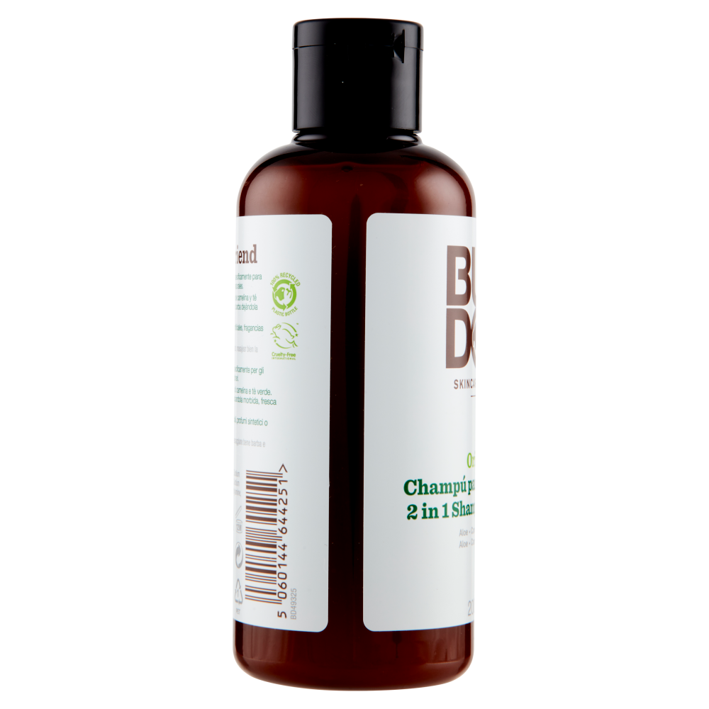 Bulldog Original 2 in 1 Shampoo per barba 200 ml