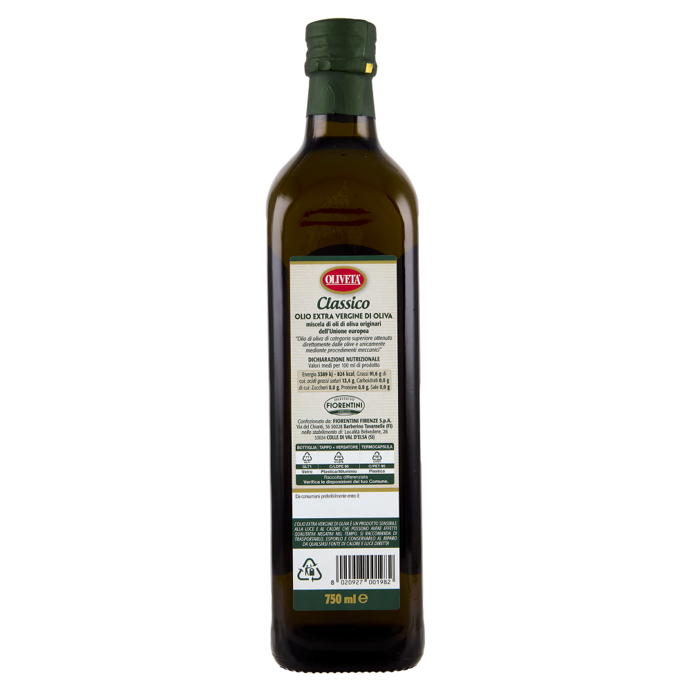 Oliveta Olio Extra Vergine di Oliva Classico 750 ml