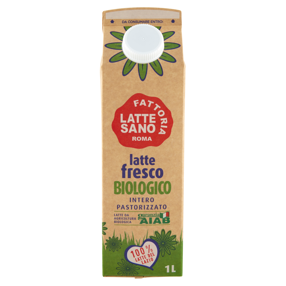 Fattoria Latte Sano BioSano latte fresco Biologico Intero Pastorizzato 1 L