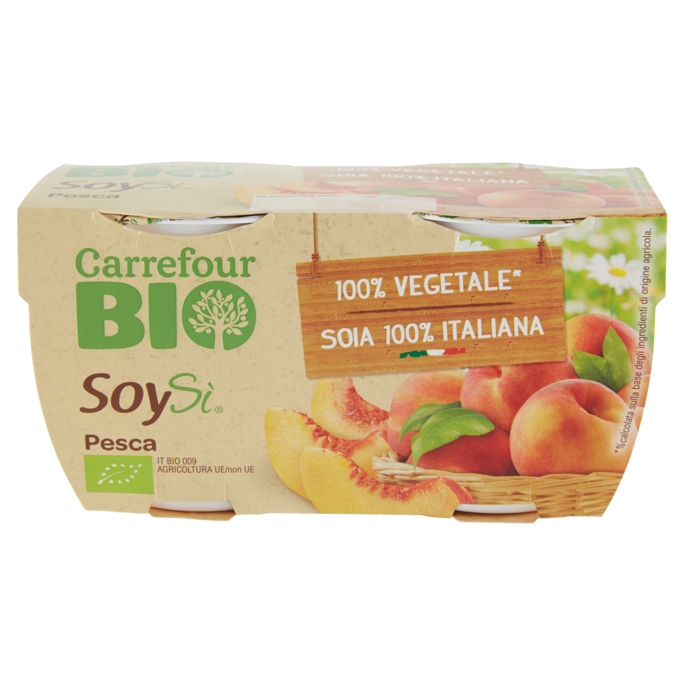 Carrefour Bio SoySì Pesca 2 x 125 g
