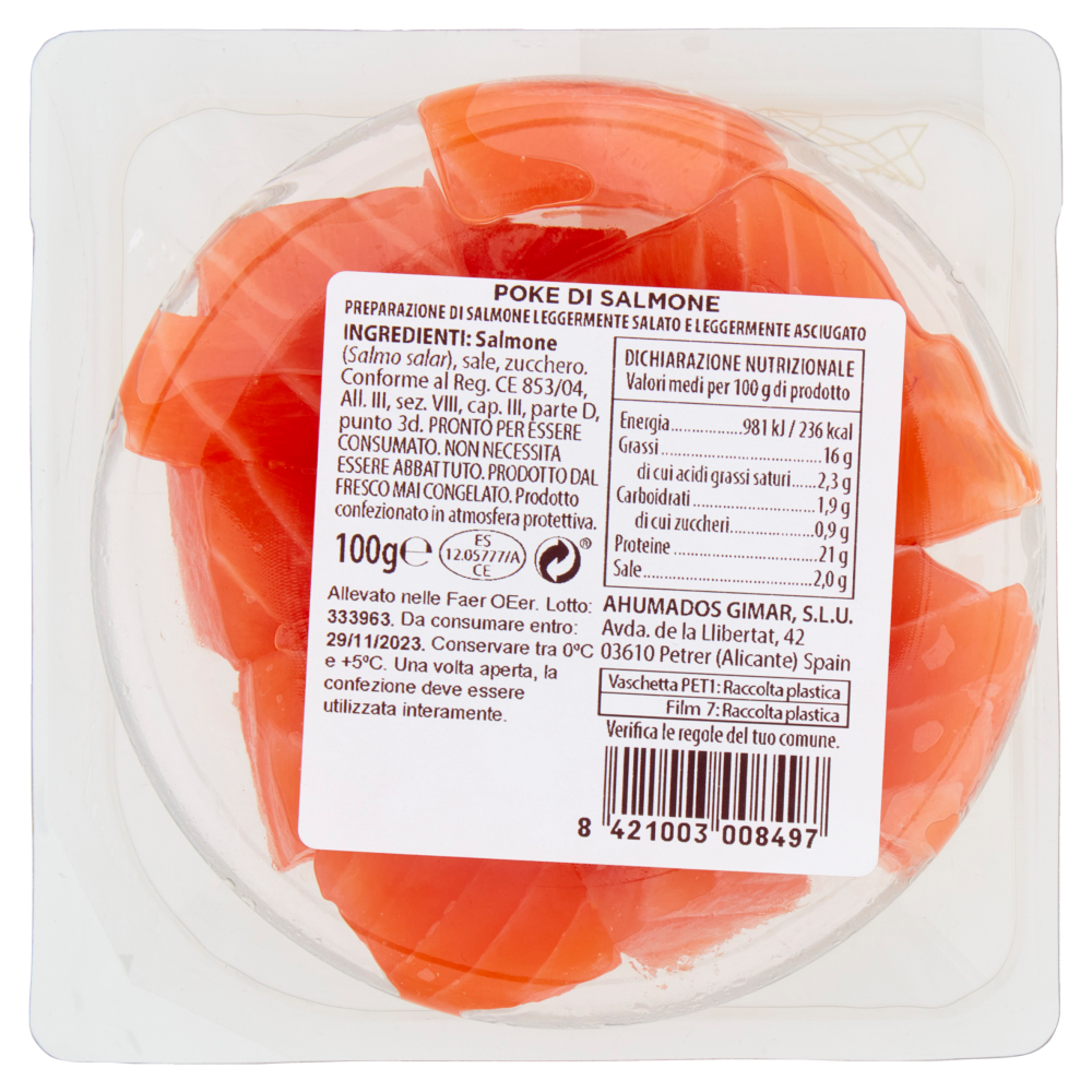 Gimar Poke Salmone 100 g